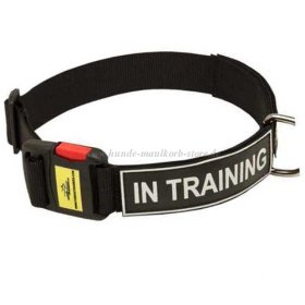 Collar made of Nylon with Patch Super Durable