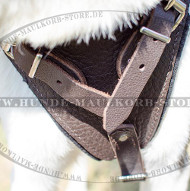 Laika Harness Leather | Dog Harness for West Siberian Laika